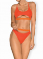 Krásné dvoudílné plavky Miamelle oranžová - Obsessive