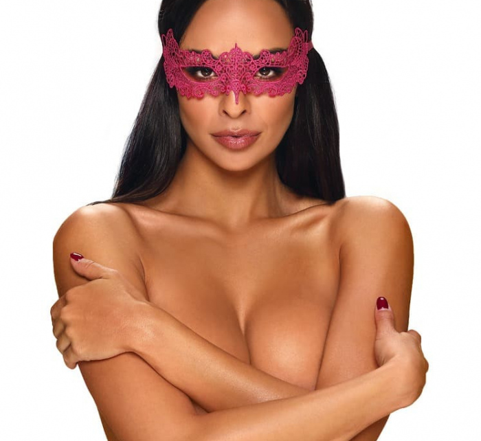 Krásná maska A701 neon pink - Obsessive