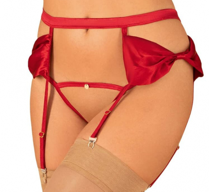 Svůdný podvazkový pás Rubinesa garter belt - Obsessive
